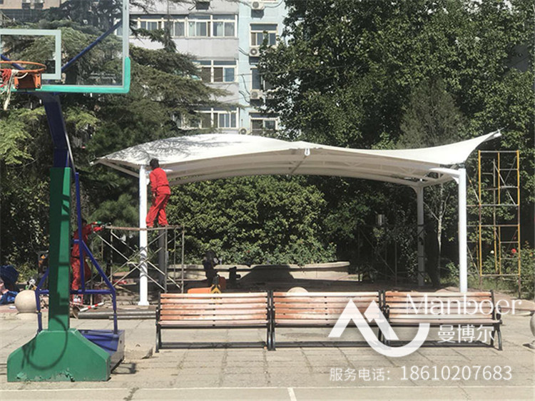 北京豐臺區第五干休所張拉膜結構