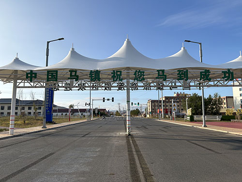 中國馬鎮入口膜結構